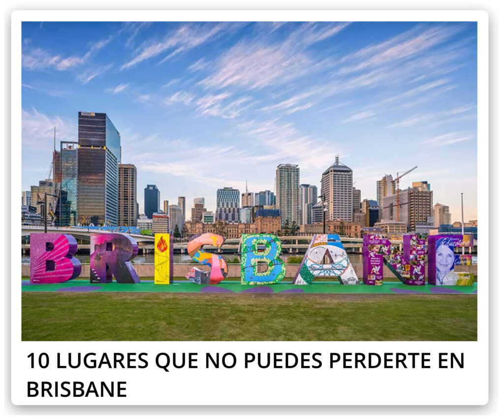 10 lugares brisbane