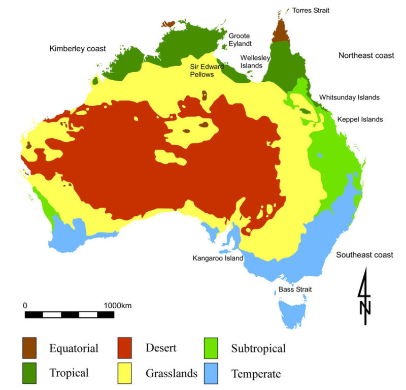 El clima en Australia