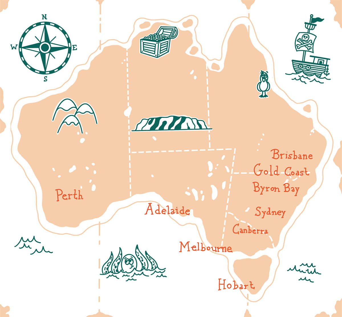 mapa australia